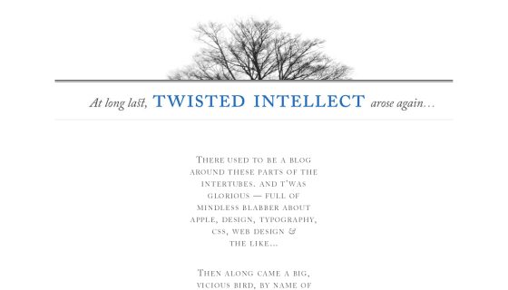 Twisted Intellect