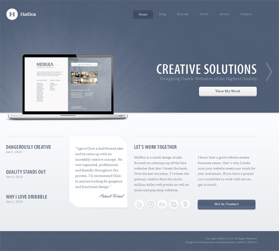 Hatbox | Web Design