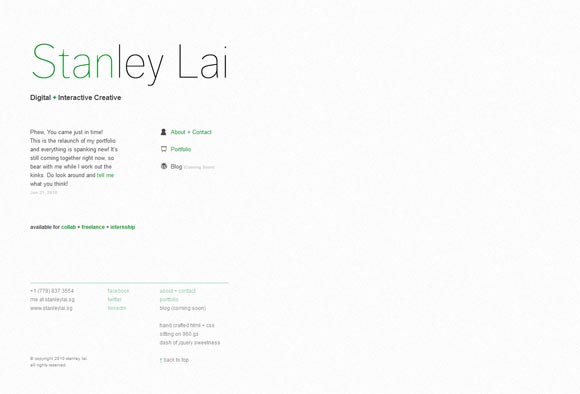 Stanley Lai | Interactive Creative