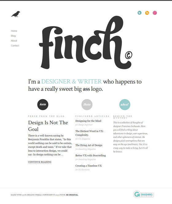 Get Finch | Web Designer