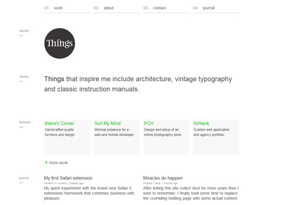 Things | Web Design